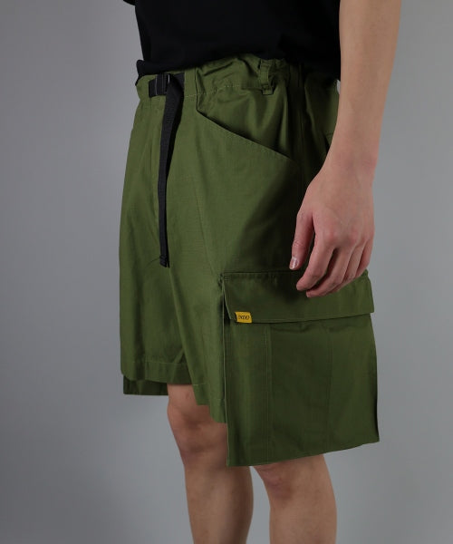 2022 S/S NUMBER (N)INE RIPSTOP CARGO SHORTS 