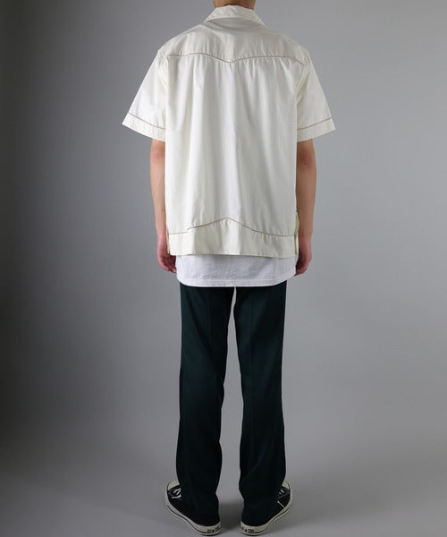 2022 S/S NUMBER (N)INE EMBROIDERED COTTON SHIRT