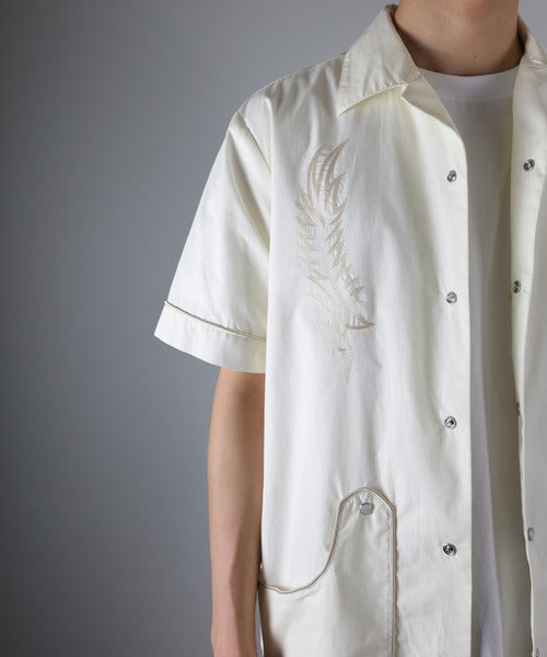 2022 S/S NUMBER (N)INE EMBROIDERED COTTON SHIRT