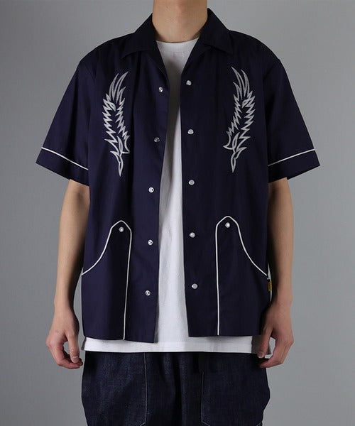 2022 S/S NUMBER (N)INE EMBROIDERED COTTON SHIRT