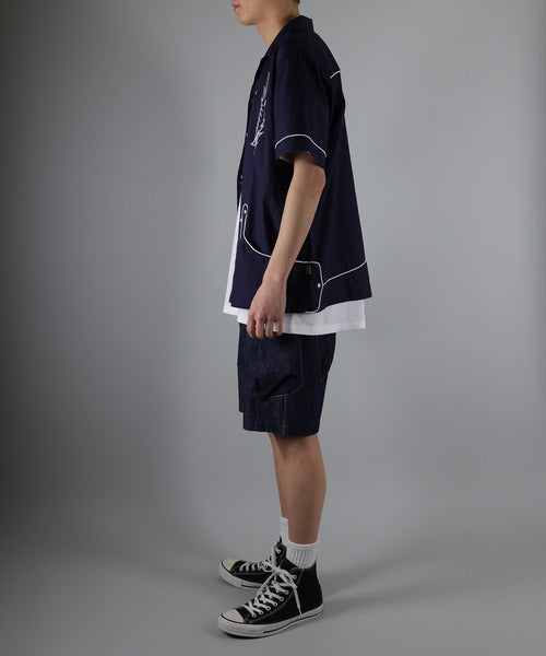 2022 S/S NUMBER (N)INE EMBROIDERED COTTON SHIRT