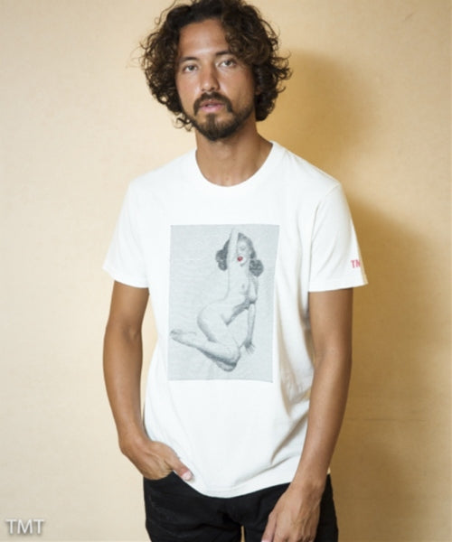 2018 S/S TMT S/SL 19/1 RAFI JERSEY(NUDE EMBROIDERY )