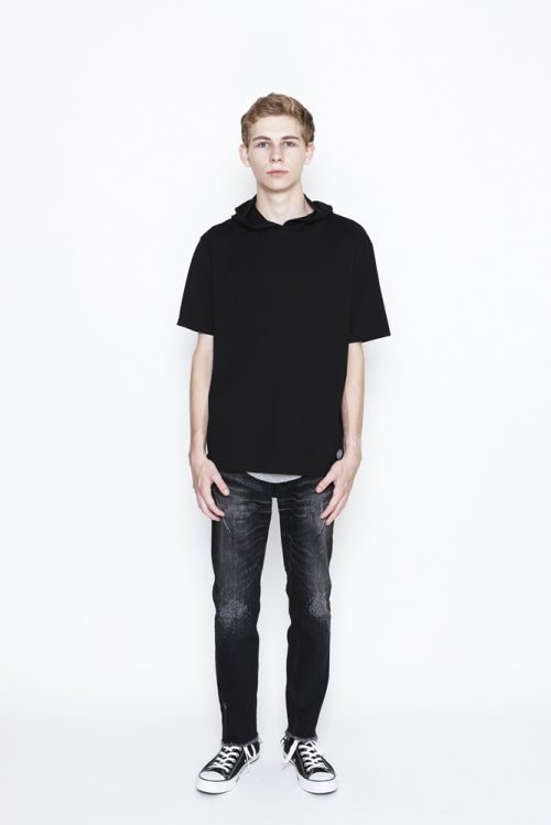 2016 S/S NUMBER (N)INE HOODED T-SHIRTS BLACK