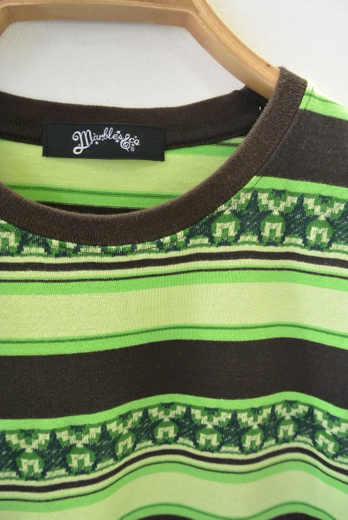 2017 S/S MARBLES STARS JACQUARD T-SHIRT 