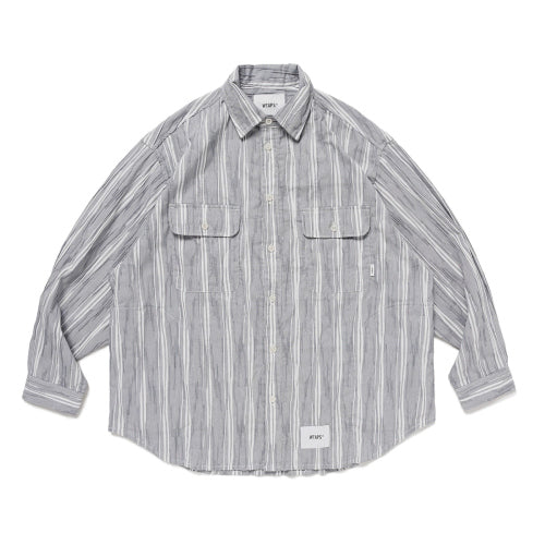 2025 S/S WTAPS WCPO 02 / LS / CTPL. DOBBY. TEXTILE