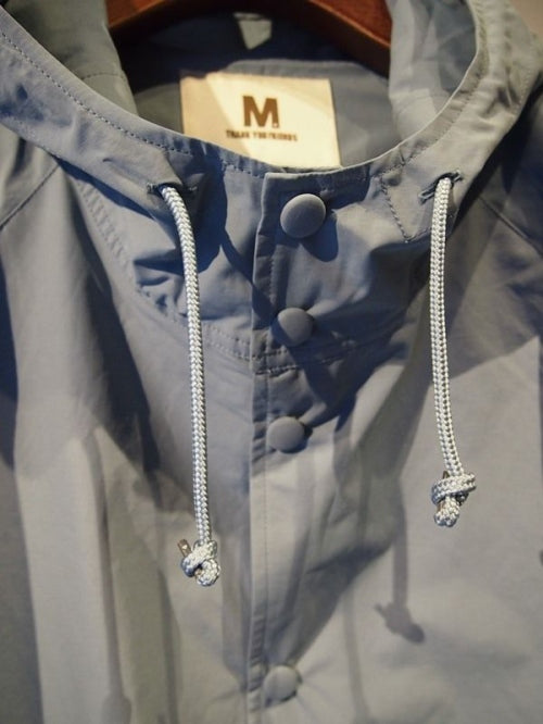 2018 S/S M hoodie raincoat blue gray