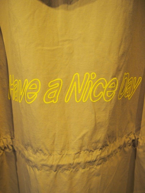2018 S/S M hoodie raincoat camel