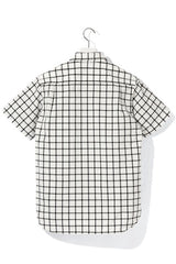 2015 S/S NUMBER (N)INE REGULAR COLOR SHIRTS S/S_CHECK WHITE