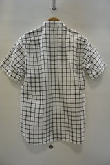 2015 S/S NUMBER (N)INE REGULAR COLOR SHIRTS S/S_CHECK WHITE