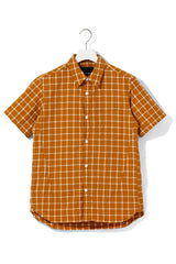 2015 S/S NUMBER (N)INE REGULAR COLOR SHIRTS S/S_CHECK MUSTARD
