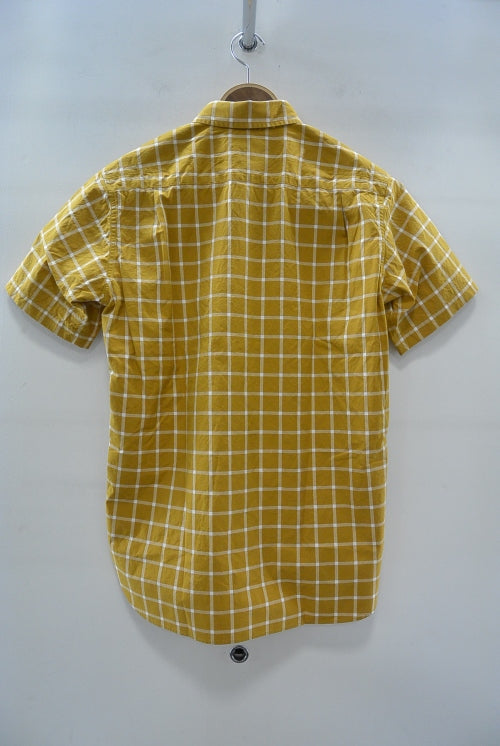 2015 S/S NUMBER (N)INE REGULAR COLOR SHIRTS S/S_CHECK MUSTARD