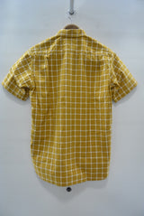 2015 S/S NUMBER (N)INE REGULAR COLOR SHIRTS S/S_CHECK MUSTARD