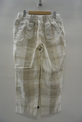 2015 S/S JAMA RICO COTTON LINEN CHECK BOXER PT WHITE