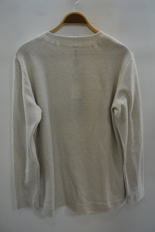 2015 S/S GalaabenD 10G リネンローゲージニット lace up front SH 04/ECRU