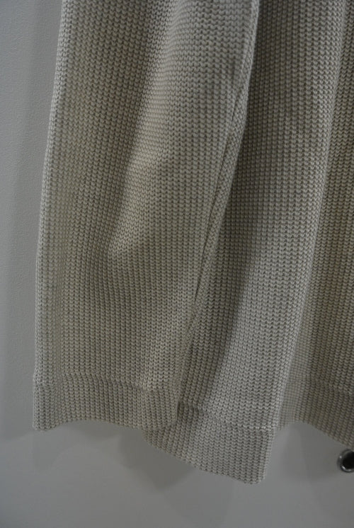 2015 S/S GalaabenD 10G リネンローゲージニット lace up front SH 04/ECRU