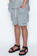 2017 S/S NUMBER (N)INE BORDER BOX POCKET SHORTS_PILE