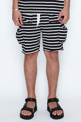 2017 S/S NUMBER (N)INE BORDER BOX POCKET SHORTS_PILE