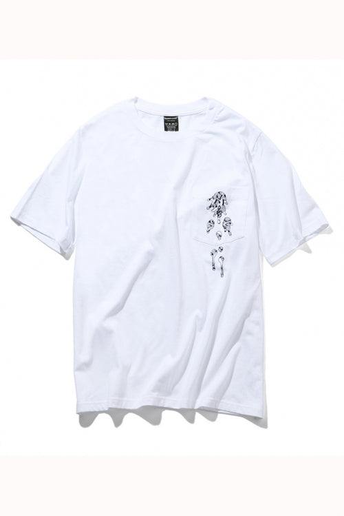 2017 S/S NUMBER (N)INE POCKET T-SHIRTS_NOTE WHITE