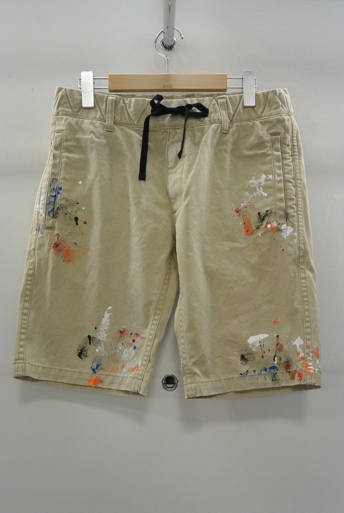 2016 S/S MARBLES Painting Chino Shorts BEIGE