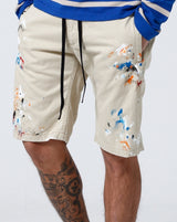 2016 S/S MARBLES Painting Chino Shorts NAVY