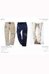 2016 S/S MARBLES Painting Chino Pants NAVY