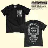 2016 S/S MARBLES SEVENTH HEAVEN TEE BLACK