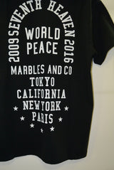 2016 S/S MARBLES SEVENTH HEAVEN TEE BLACK