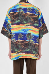 2023 S/S LAD MUSICIAN PALMTREE SHORT SLEEVE OPEN COLLAR SHIRT
