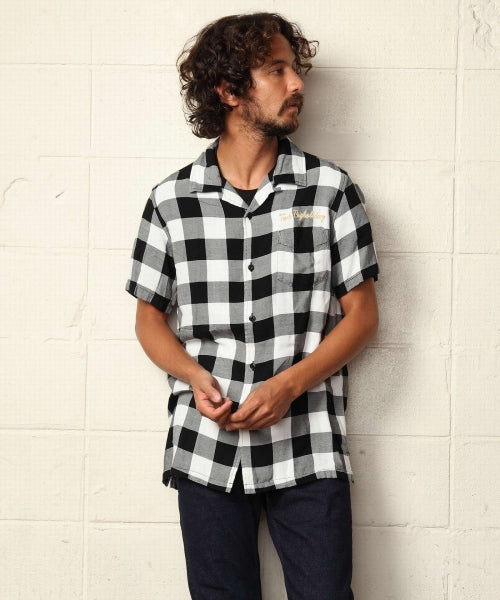 2019 S/S TMT ORIGINAL RAYON BUFFALO CHECK S/SL SHIRTS