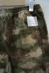 2016 S/S M hand paint camo easy shorts khaki