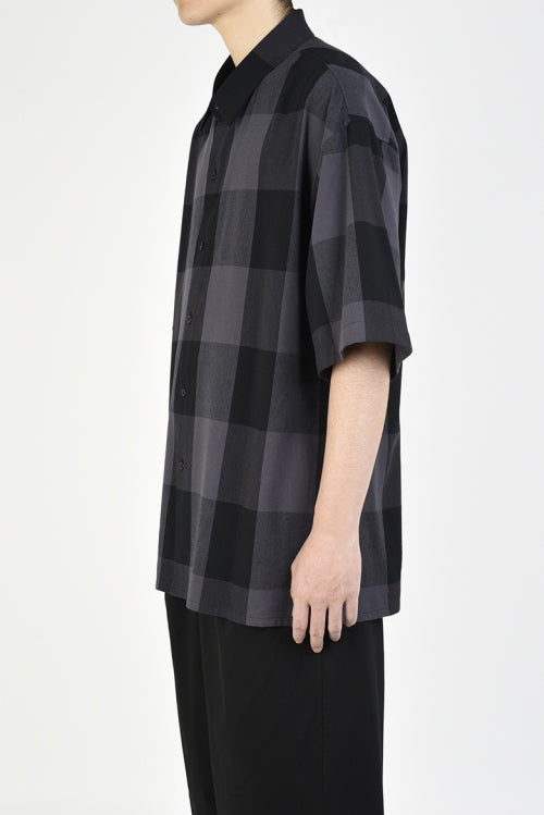 2020 S/S LAD MUSICIAN R/C BLOCK CHECK SHORT SLEEVE BIG SHIRT