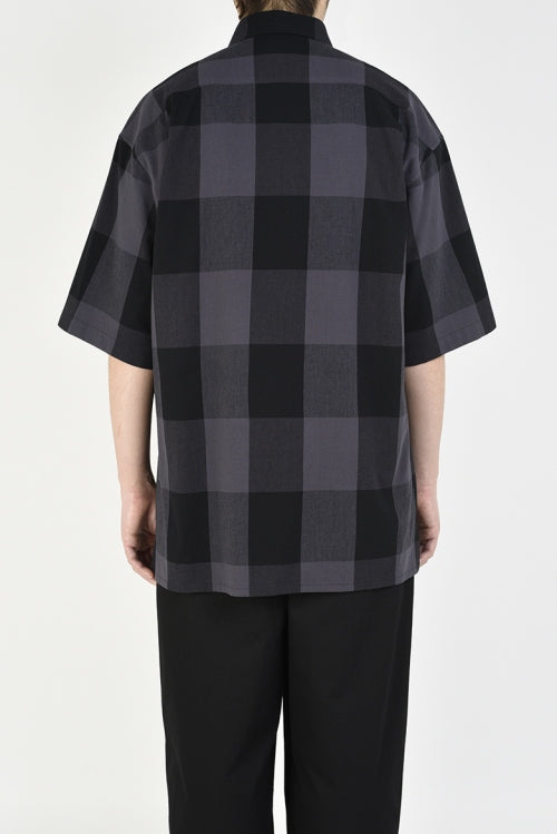 2020 S/S LAD MUSICIAN R/C BLOCK CHECK SHORT SLEEVE BIG SHIRT
