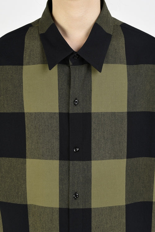 2020 S/S LAD MUSICIAN R/C BLOCK CHECK SHORT SLEEVE BIG SHIRT