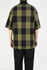 2020 S/S LAD MUSICIAN R/C BLOCK CHECK SHORT SLEEVE BIG SHIRT