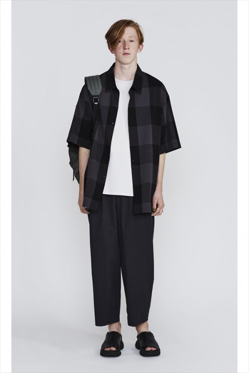 2020 S/S LAD MUSICIAN R/C BLOCK CHECK SHORT SLEEVE BIG SHIRT