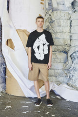 2018 S/S LAD MUSICIAN PERMANENT ROCKER BIG T-SHIRT 804 BLACK