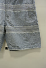 2014 S/S M original star jacquard chambray short pants indigo