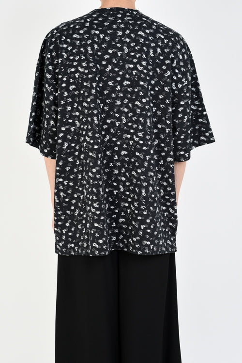 2019 S/S LAD MUSICIAN HAZED FLOWER BIG T-SHIRT