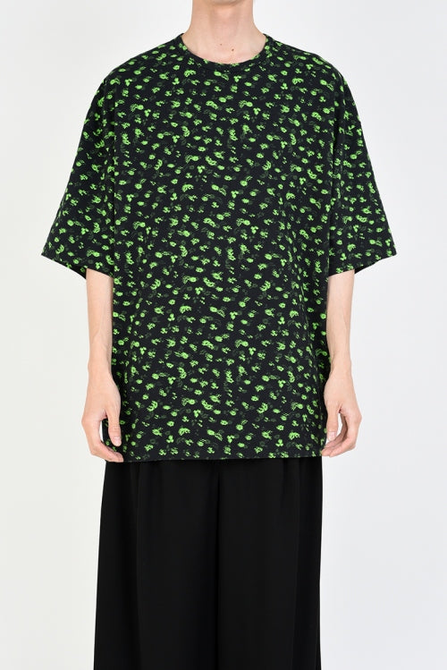 2019 S/S LAD MUSICIAN HAZED FLOWER SUPER BIG T-SHIRT