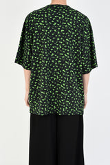 2019 S/S LAD MUSICIAN HAZED FLOWER SUPER BIG T-SHIRT