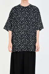 2019 S/S LAD MUSICIAN HAZED FLOWER SUPER BIG T-SHIRT