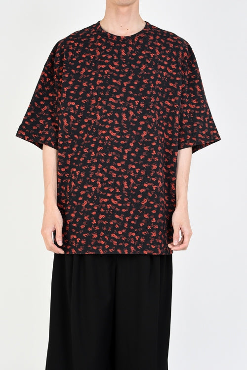 2019 S/S LAD MUSICIAN HAZED FLOWER SUPER BIG T-SHIRT