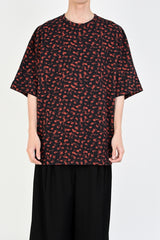 2019 S/S LAD MUSICIAN HAZED FLOWER SUPER BIG T-SHIRT