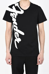 2016 S/S LAD MUSICIAN U-NECK PRINT T-SHIRT BLACK