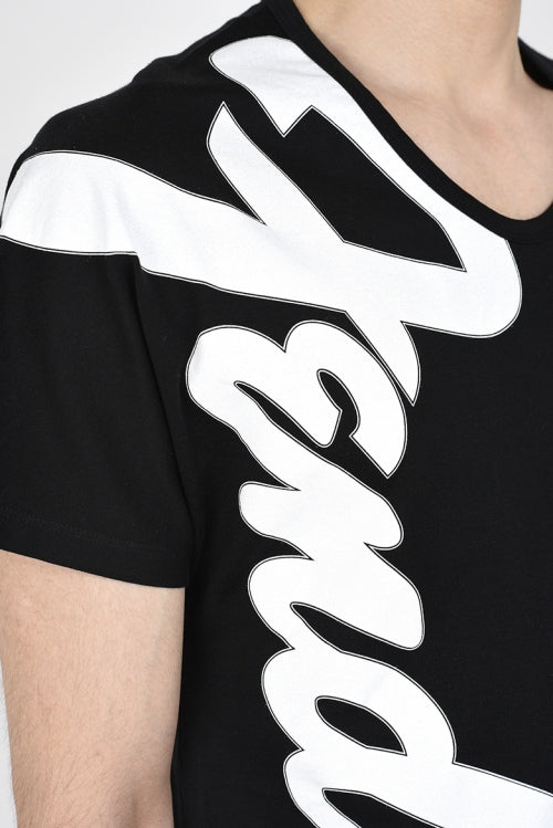 2016 S/S LAD MUSICIAN U-NECK PRINT T-SHIRT BLACK