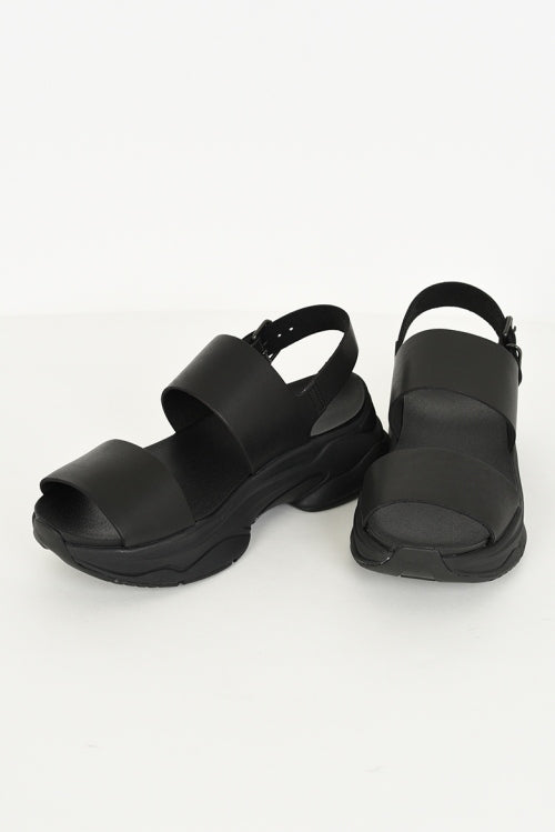 2021 S/S LAD MUSICIAN COW LEATHER BACK STRAP SANDAL