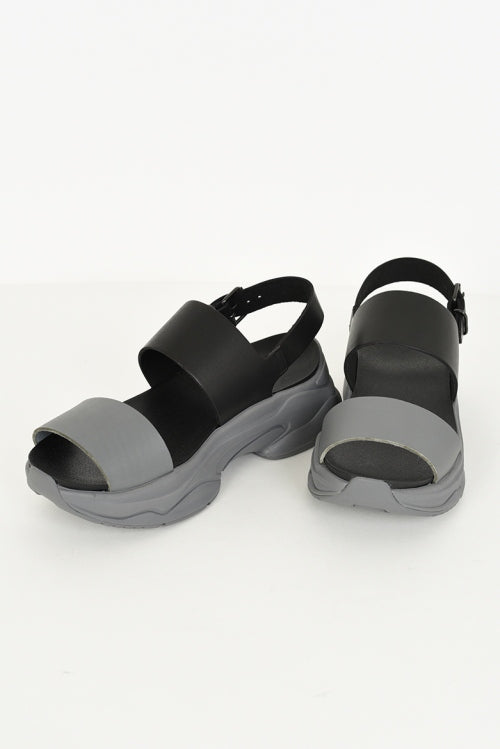 2021 S/S LAD MUSICIAN COW LEATHER BACK STRAP SANDAL