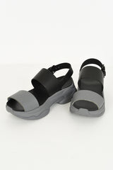 2021 S/S LAD MUSICIAN COW LEATHER BACK STRAP SANDAL