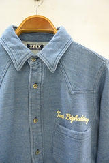 2015 S/S TMT INDIGO SWEAT SHIRT INDIGO LIGHT