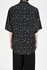 2020 S/S LAD MUSICIAN DECHINE INKJET PAISLEY SHORT SLEEVE BIG SHIRT